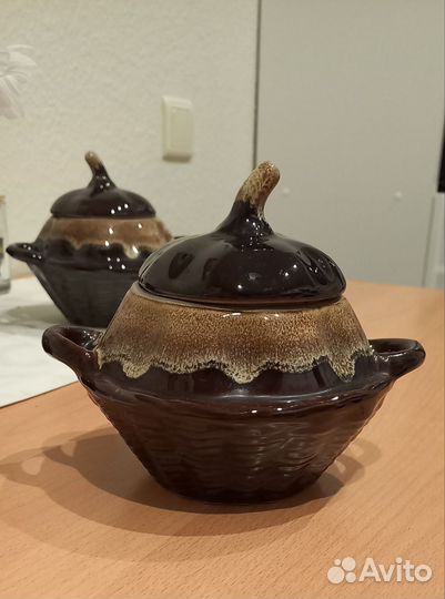 Горшочки глиняные для запекания