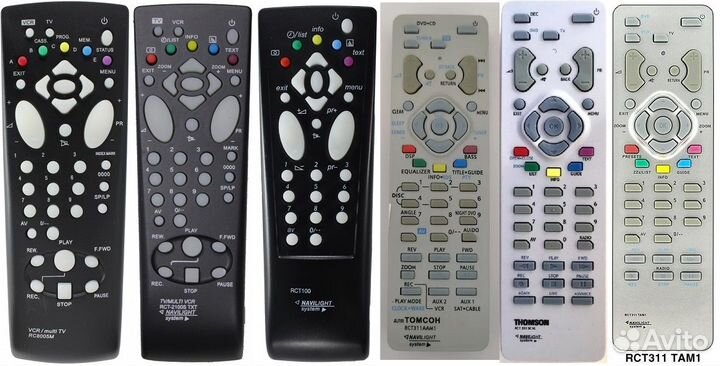 Пульты новые для Sony и Thomson (Китай)