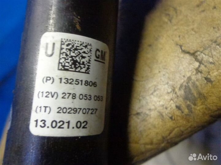 Кардан рулевой Chevrolet Cruze 1.6 F16D3 2013