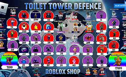 Юниты Toilet Tower Defense (TTD)