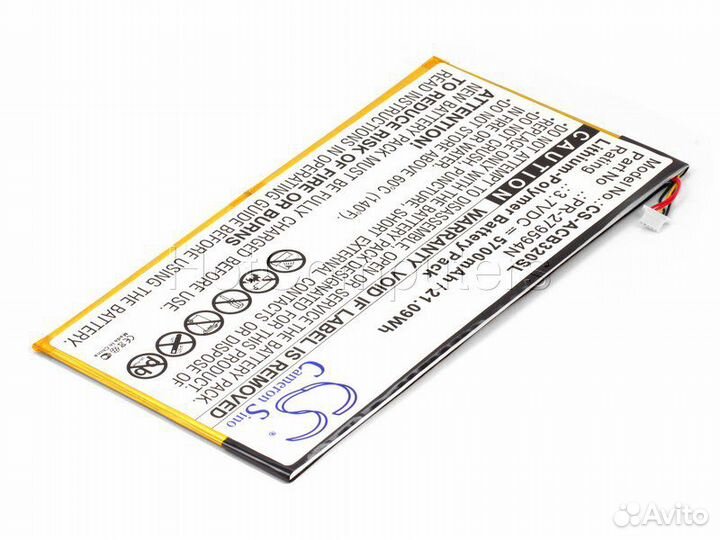 Аккумулятор CS-ACB320SL к Acer Iconia One B3-A20