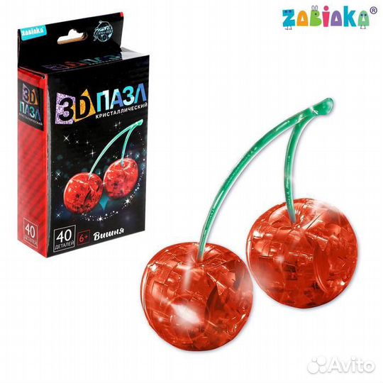 Пазл 3D кристаллический «Вишня»