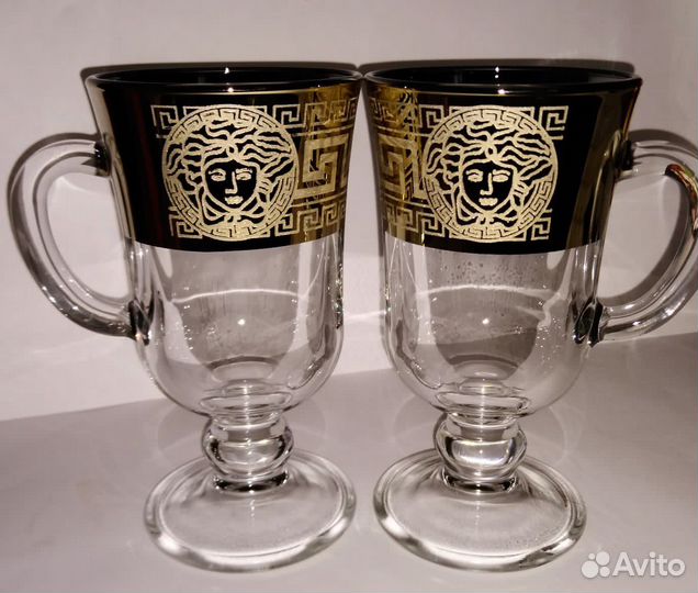 Набор бокалов Versace для глинтвейна, латте,глясе