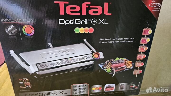 Гриль tefal optigrill xl