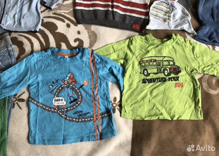 Вещи пакетом на мальчика рост 86 см