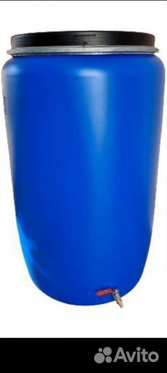 Бочка пластиковая с краном 220 л