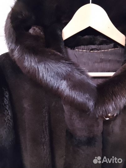 Шуба из стриженого бобра 54