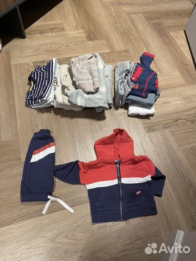 Детские вещи пакетом от 0 до года для мальчика