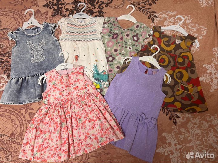 Платья фирменные для девочки 86 -92
