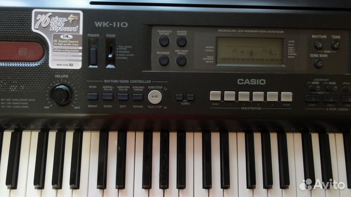 Синтезатор casio wk 110