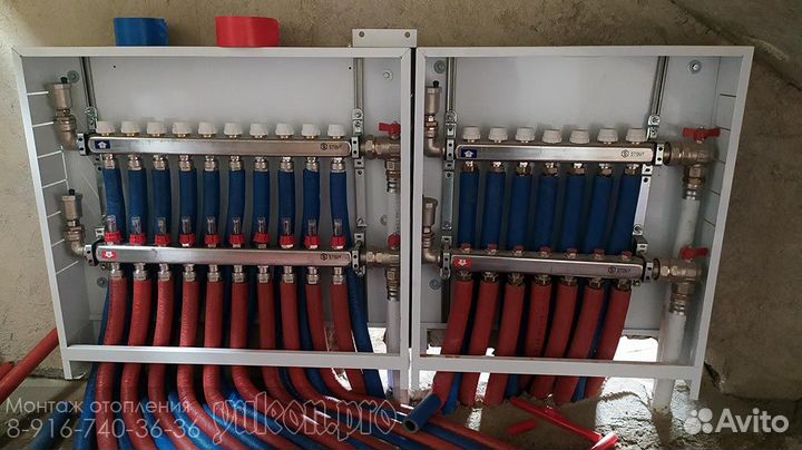 Монтаж отопления, водоснабжения. Автоматика