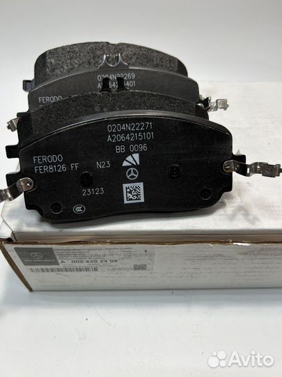 Тормозные колодки A0004202404 Mercedes