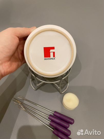 Фондюшница и стакан для напитков