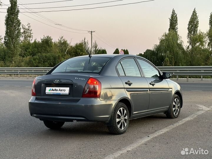 Hyundai Verna 1.4 AT, 2007, 220 000 км