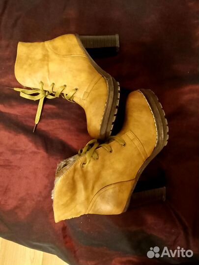 Ботильоны теплая зима, 36-37