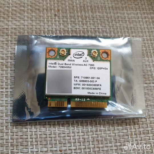 Wi-Fi модули Intel mini PCI-E