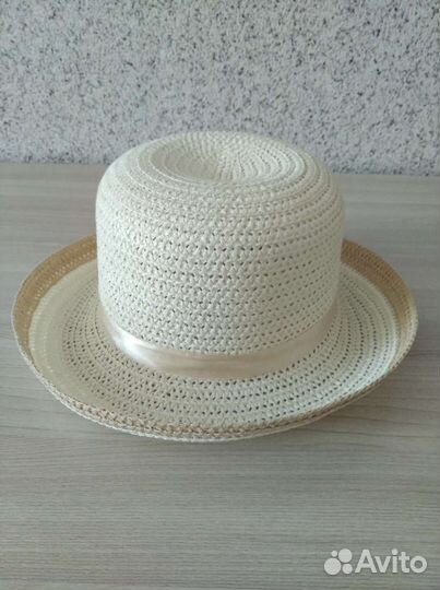 Шляпа женская соломенная
