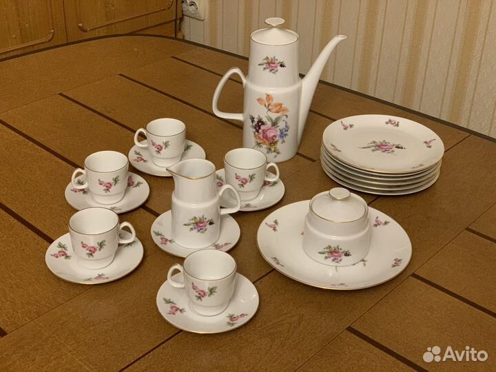 Набор посуды 1978 год, фарфор,Чехия - 41 предмет