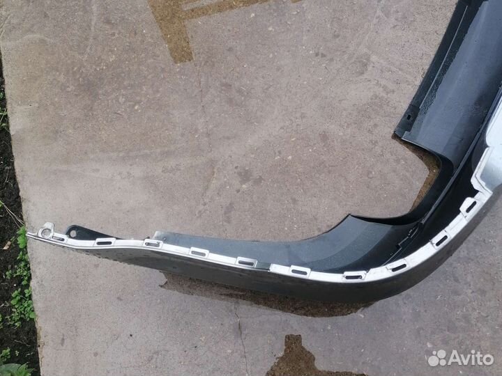 Бампер задний volkswagen polo седан 5 рестайл