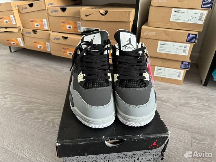 Кроссовки Nike air jordan 4 зимние с мехом