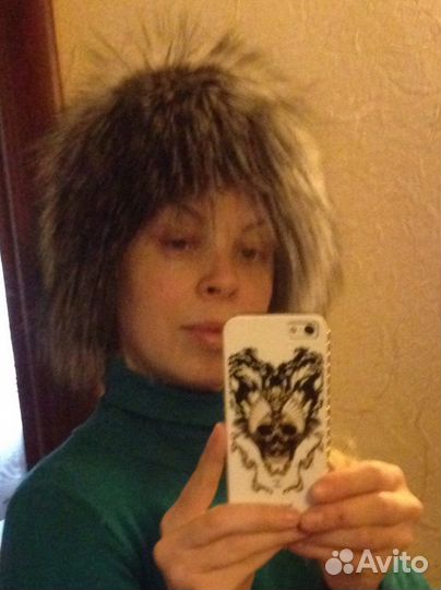 Шапка зимняя из чернобурки