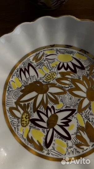 Чайный сервиз лфз Золотые ромашки