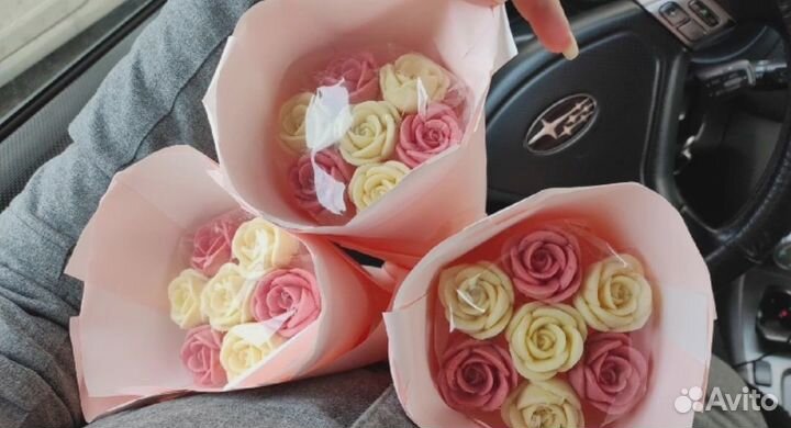 Букет из шоколадных роз