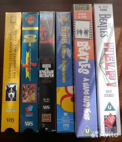 Лицензионные кассеты VHS