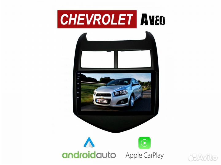 Topway Chevrolet Aveo t300 LTE CarPlay 3/32гб