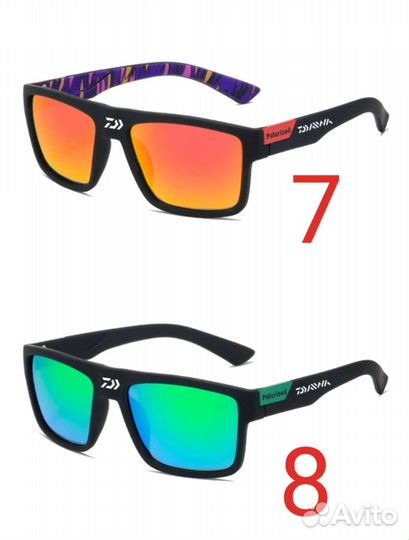 Очки для рыбалки Daiwa разные