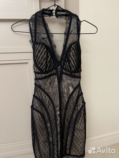 Платье коктейльное bebe xs