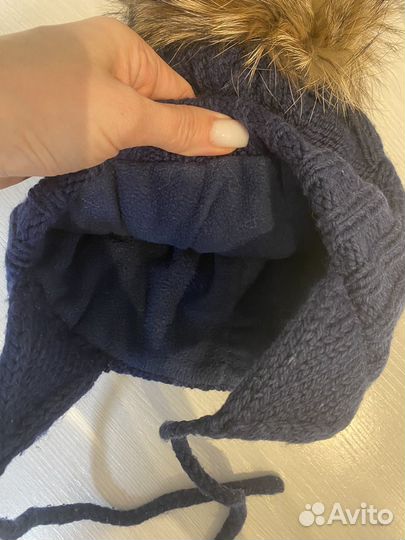 Шапка зимняя на 2-3 годика