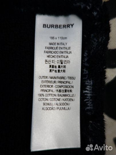 Burberry полотенце новое оригинал Италия