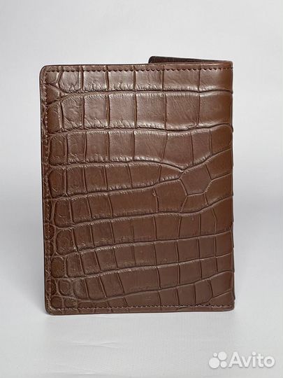 Обложка на паспорт Zilli, кожа крокодила