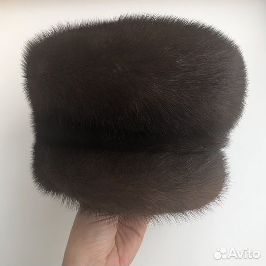 Меховая норковая шапка новая р.55