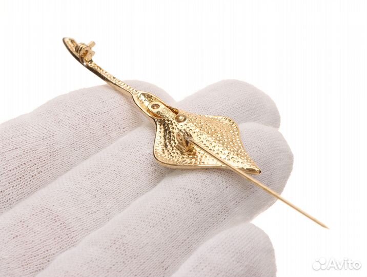 Брошь с Цветком США Винтаж