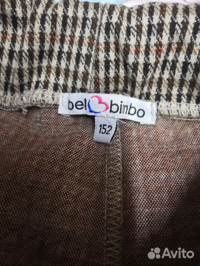 Брюки школьные для девочки р-р 152