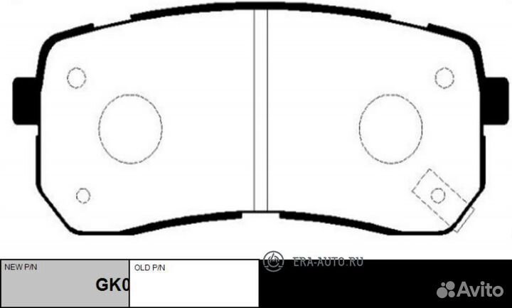 CTR GK0544 / ckkk-38 Колодки тормозные дисковые за