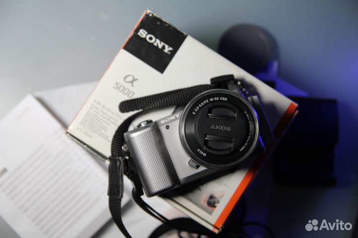 Sony alpha a5000 (пробег 4900) silver