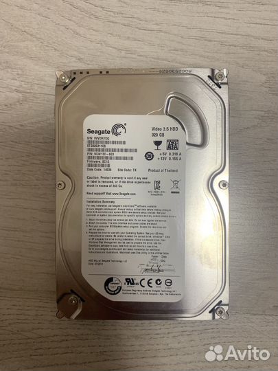 Жесткий диск Seagate 320 Gb б/у