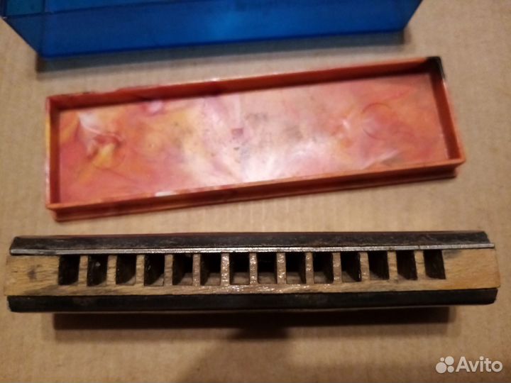 Губная гармошка Спутник игрушка СССР