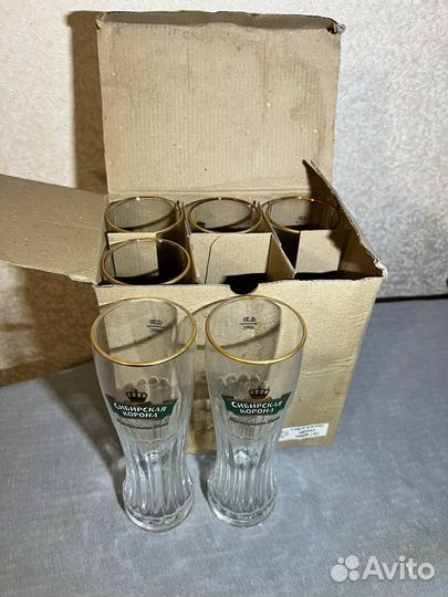 Пивные бокалы 0.3 кружка-0.5