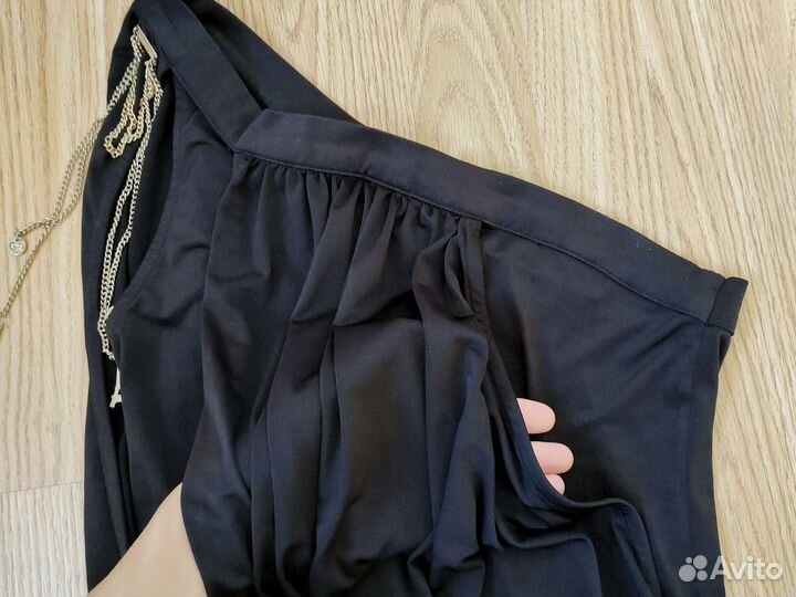 Женский комбинезон вечерний черный, 44р