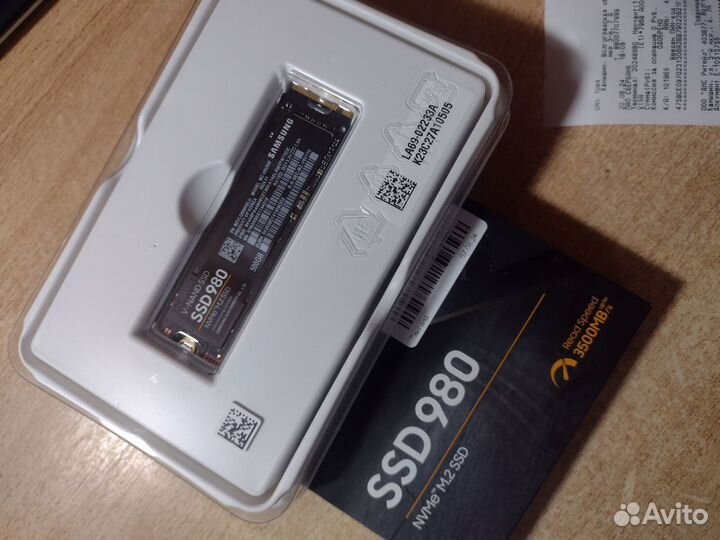 Ssd m2 samsung 980 500GB (NVMe)