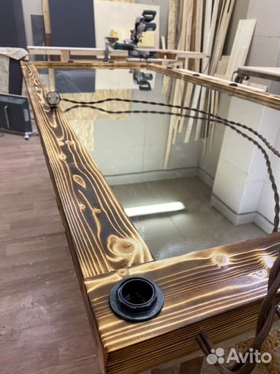 Зеркало напольное с лампочками