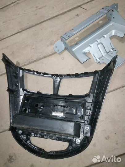 Панель магнитолы hyundai solaris