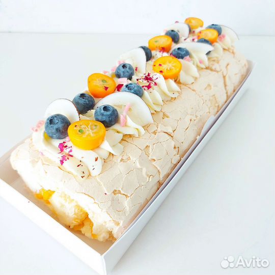 Меренговый рулет