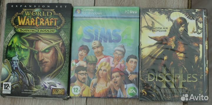 Куча пк игр. есть запечатанные и пару Sony