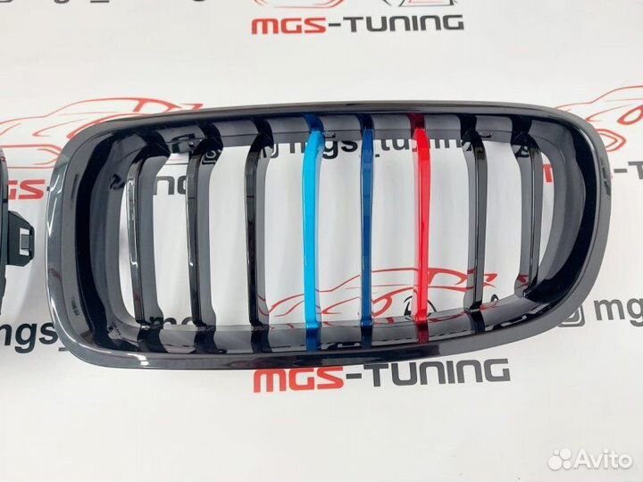 Спойлер на BMW 2 series F22 CS Style Черный глянец