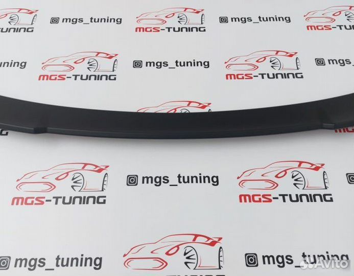 Спойлер на BMW 2 series F22 CS Style Черный мат